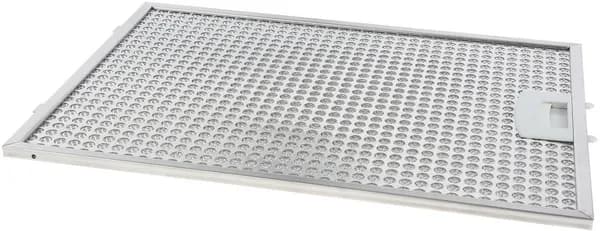 Hliníkový tukový filtr 375 × 273 × 8 mm do odsavače par Bosch Siemens (00672337)