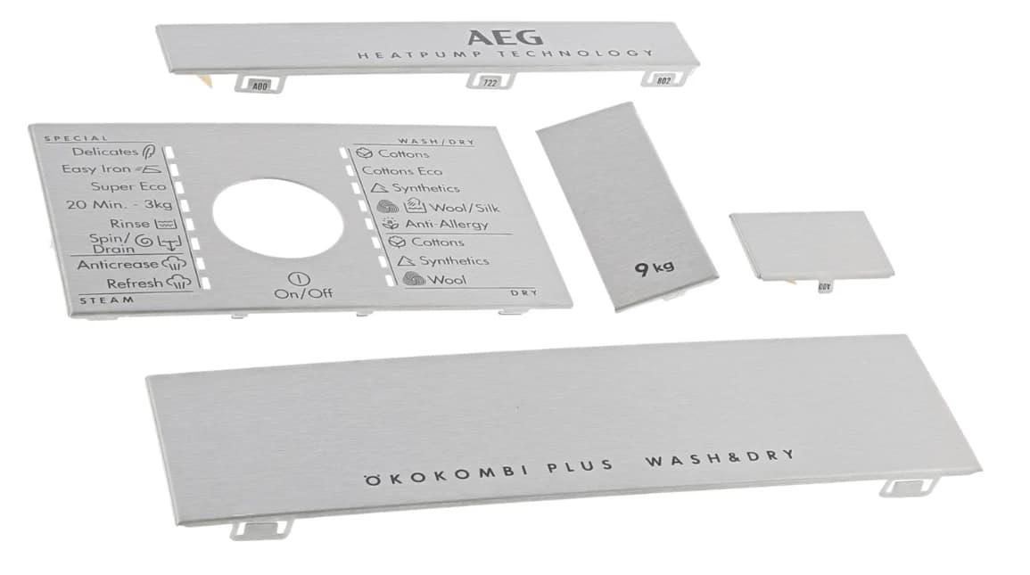 Vložka ovládací panel k pračce AEG Electrolux Zanussi (140007228012)
