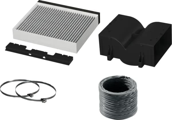 Montážní sada pro provoz s cirkulací vzduchu k odsavači par Bosch Siemens (17006792, 17002190, 00707133)