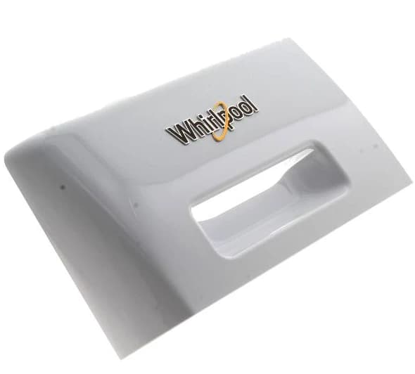 Čelo násypky pracích prostředků do praček Whirlpool Indesit – 481010919472