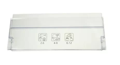 Horní výklopné čelo mrazicí přihrádky Beko Blomberg – 445 x 189 mm (5906370600)