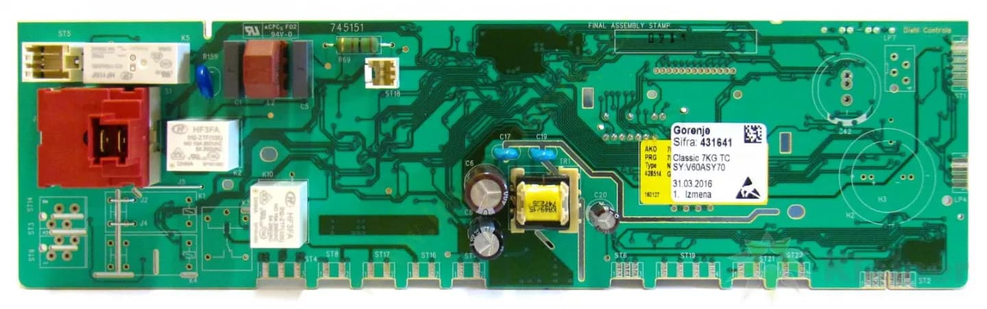 Elektronický modul pro sušičku Gorenje Mora (635935)