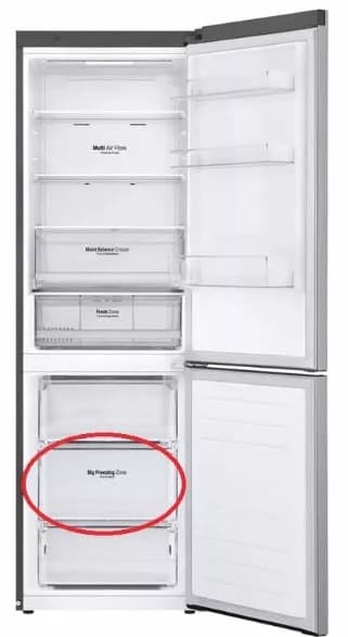 Prostřední šuplík do mrazničky LG – AJP75615006