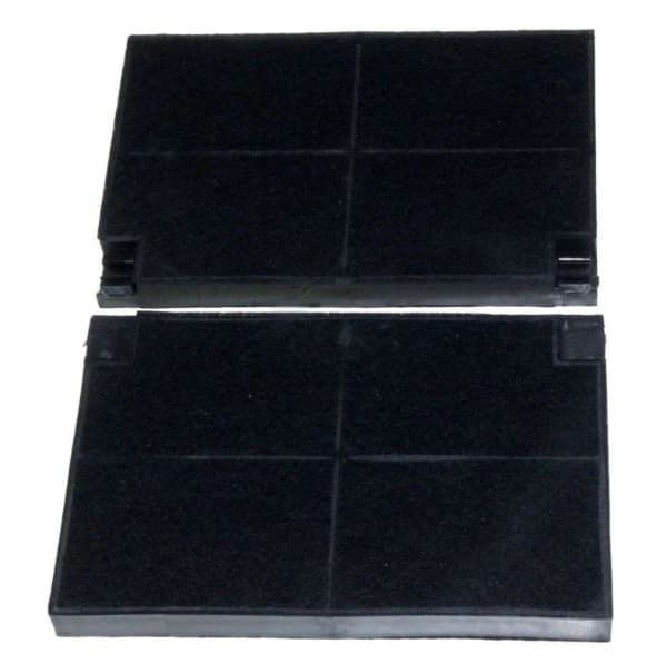 2 ks uhlíkový filtr 225x155x25mm C00043058 – pro odsavače par Whirlpool, Indesit