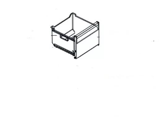 Šuplík do mrazničky Whirlpool Indesit – C00610485 (390 × 216 mm)