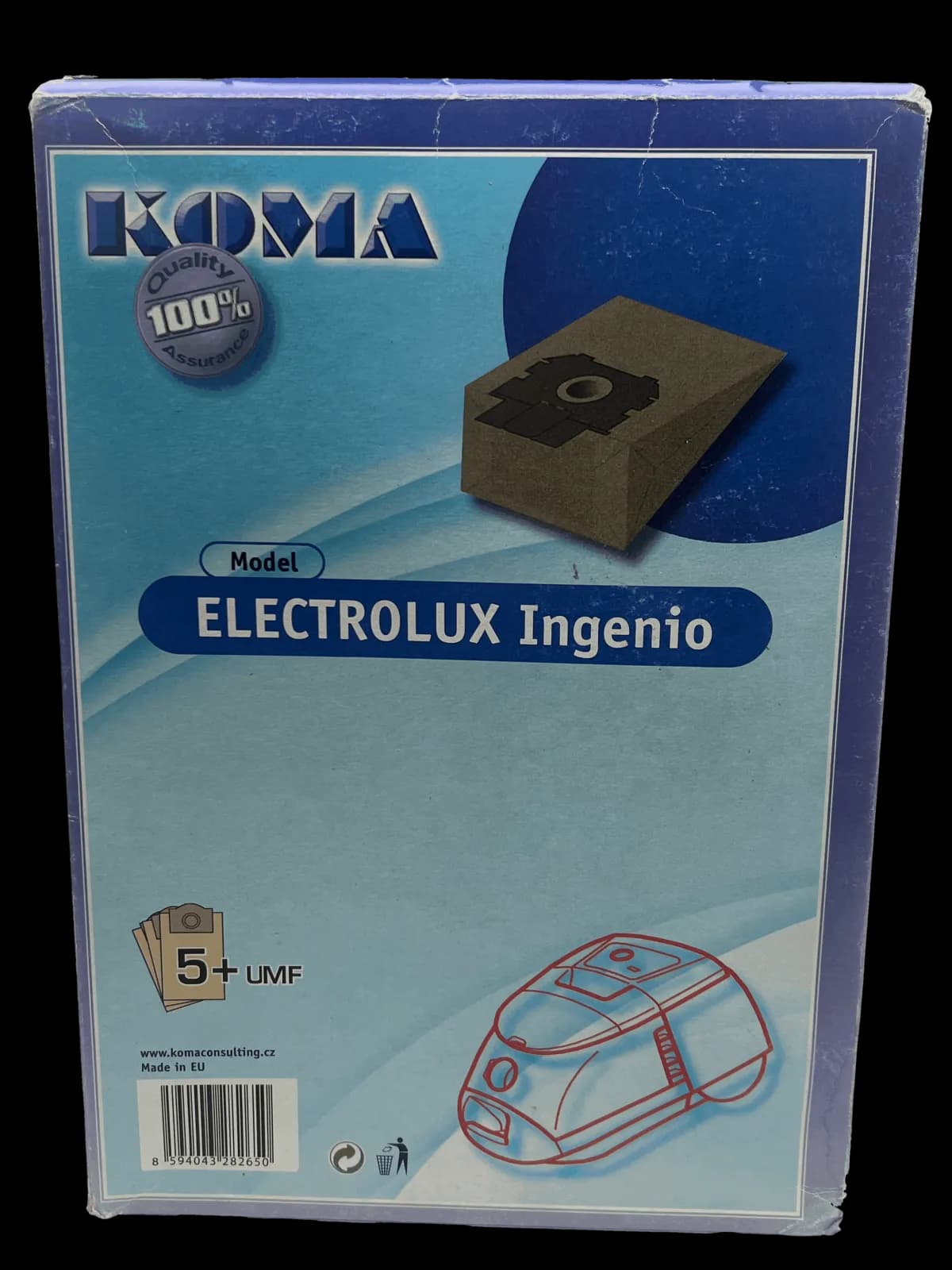Sáčky do vysavače Electrolux Ingenio papírové KOMA EX05P (8594043282650)