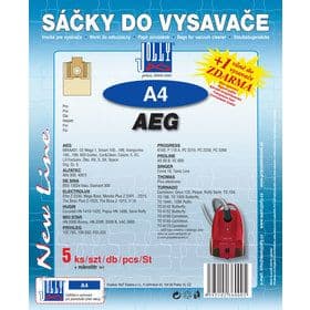 A 4 SÁČEK DO VYSAVAČE JOLLY – originální náhradní sáčky pro vysavač