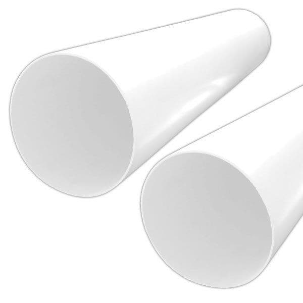 Kruhové plastové potrubí průměr 125 mm, délka 0,5 metru