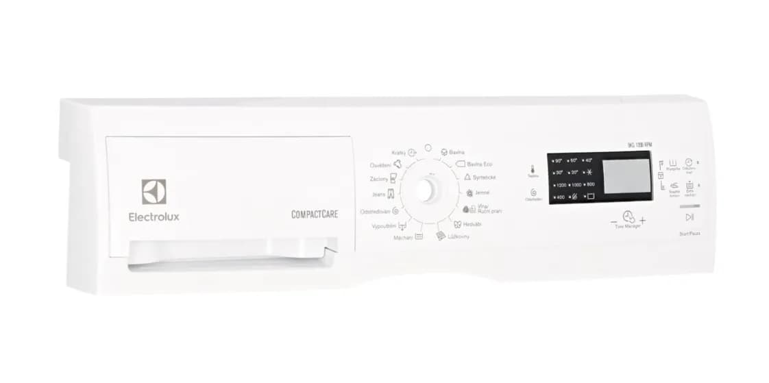 Ovládací panel pračky, rukojeť násypky do praček AEG Electrolux Zanussi (8085142860)