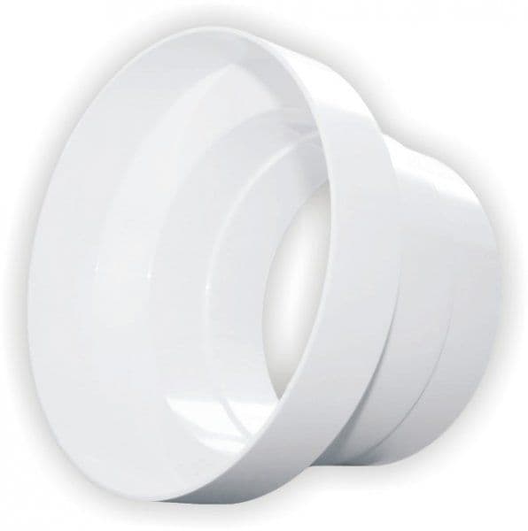 Redukce 100/125 mm – plastová kruhová redukce ventilačního potrubí (EAN: 8757521722233)