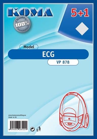 Sáčky k vysavači Koma EC04S - ECG VP 878 SMS